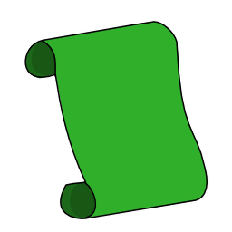 Green scroll